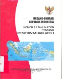 Image of Undang-Undang Republik Indonesia Nomor 11 Tentang Aceh